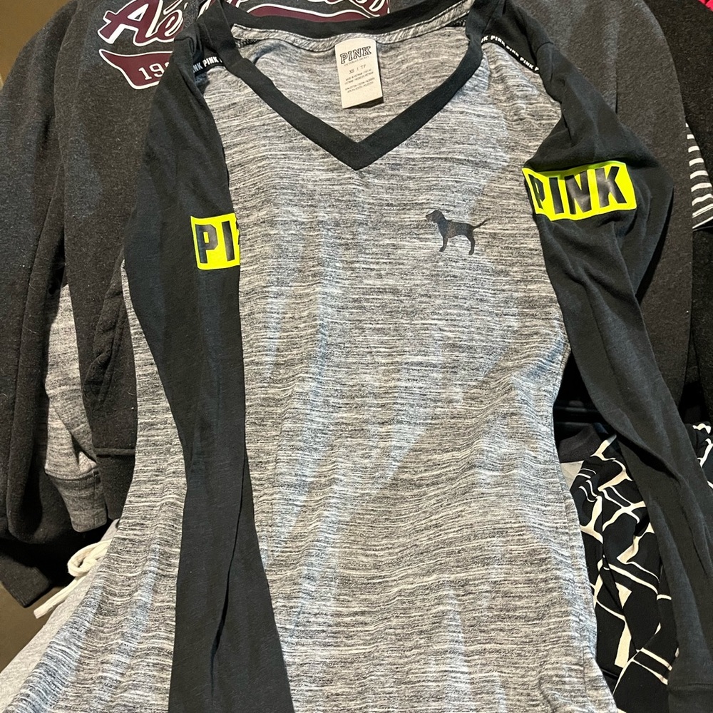 Vs pink long sleeve shirt
